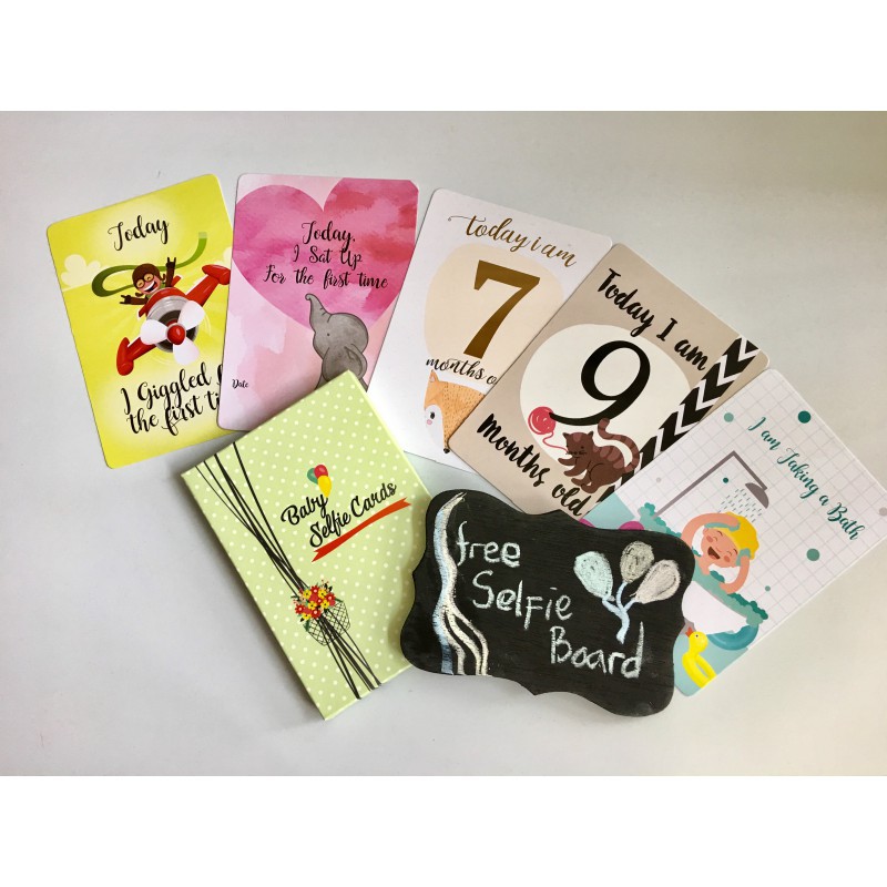 Hugme Baby Selfie Cards - FREE Blackboard