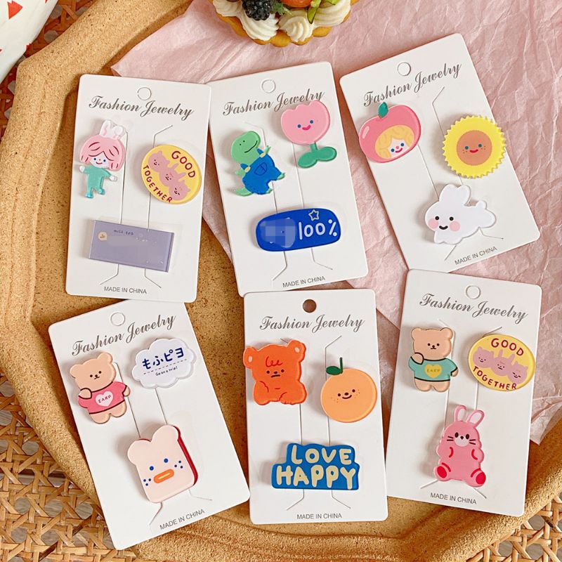 PIN IMPORT CUTE LUCU BAHAN ACRYLIC/PIN UNTUK TAS BAJU/PIN UNTUK TAS KOREA/BROS/PIN/PIN ACRYLIC IMPORT MURAH/BROS LUCU ANIMASI/BROS GAYA KOREA/BROS IMPORT/PIN BENTUK LUCU UNIK