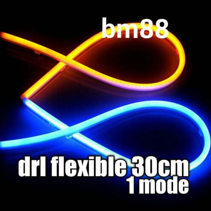 Lampu DRL Neon Flexible 30cm - Led Alis Fleksible Fleksibel