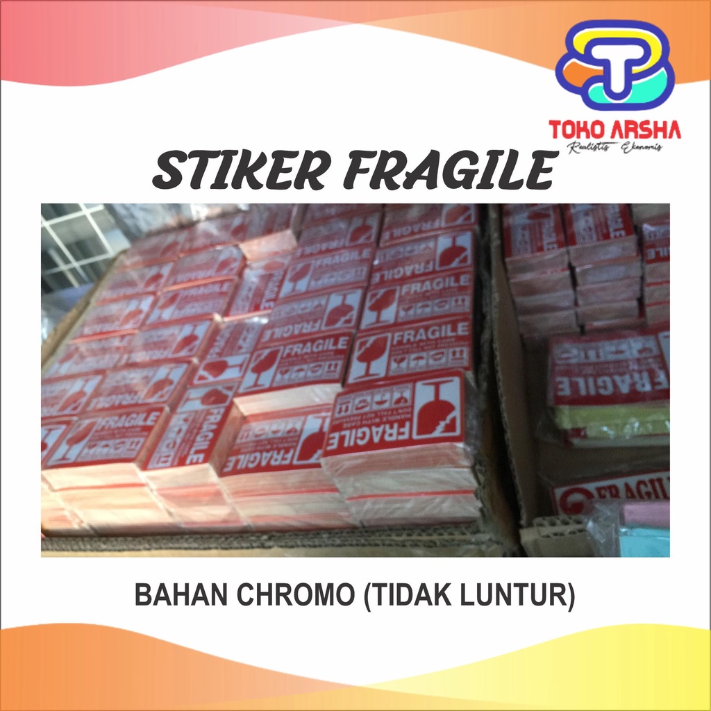 

Stiker Fragile isi 50 pcs - toko_arsha