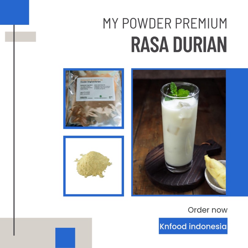 

Premium Powder Rasa Durian 1000 Gram.
