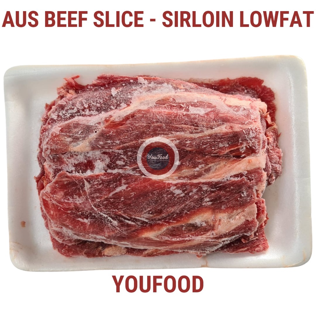 

Daging Sapi Slice Australia Low Fat - AUS Beef Slice Less Fat 500gr