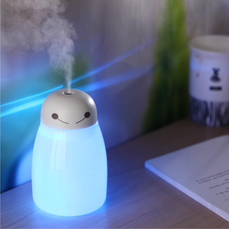 [TAFFWARE] Humidifier Aromatherapy Ultrasonic Pewangi Ruangan Air Diffuser Aroma Terapi Purifier Oil Nano Spray-Anion 7 warna