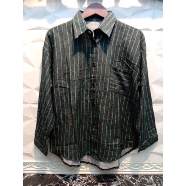 kemeja cewek//kemeja salur//kemeja flanel
