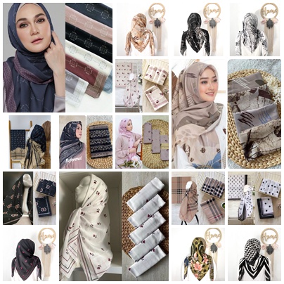 JILBAB SEGIEMPAT VOAL MOTIF LUNA MAYA KEYZ HIJAB KH0025