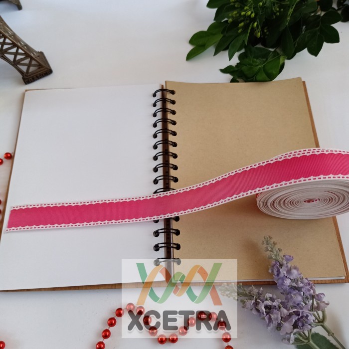 

Pita Motif Pink Tosca 2.5cm & Pita Motif Pink 2cm
