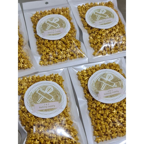 

sprinkle trimit confetti decoration cake kue star kecil