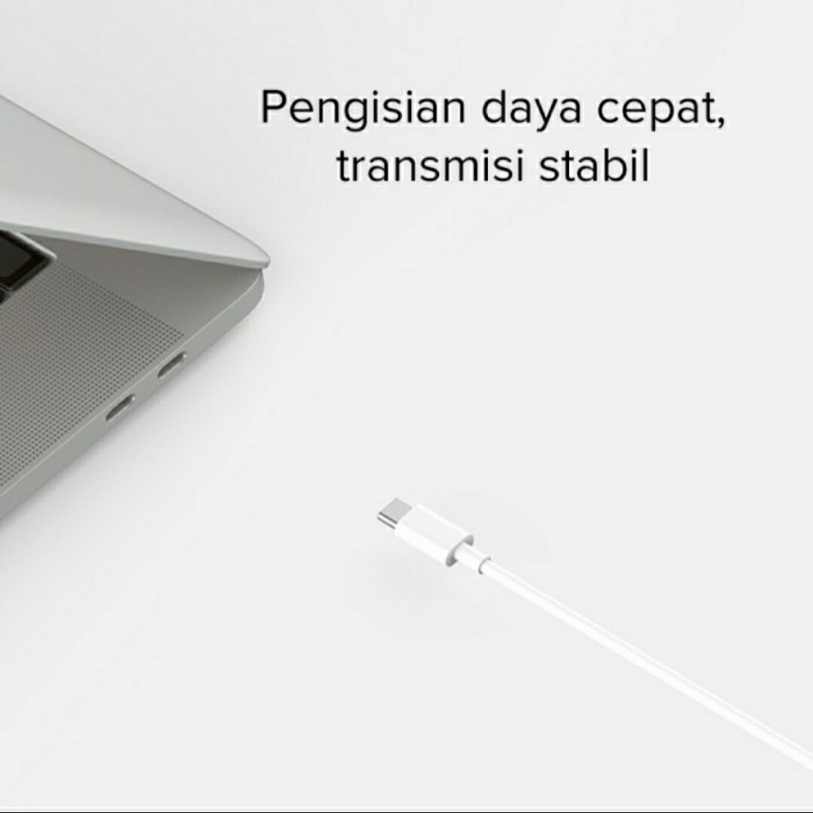 Xiaomi Mi Kabel 1M Tipe C Kabel Data USB Port 1M White Type C Original