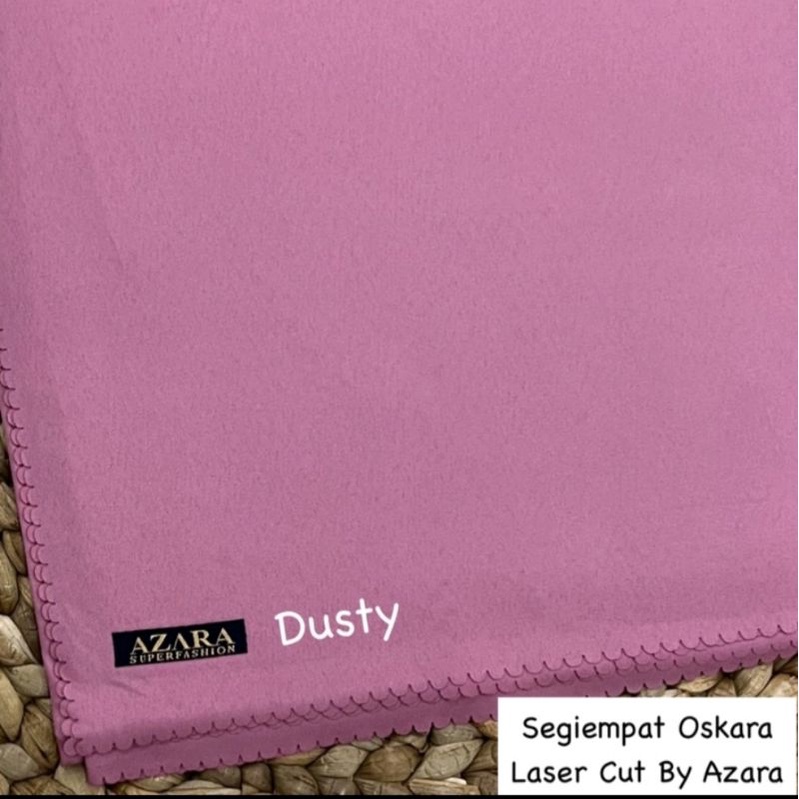 hijab segi empat  voal oskara premium / hijab lasercut Az-Zahra premium
