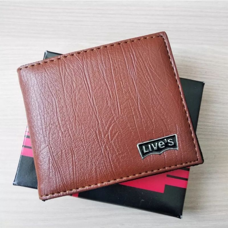 Promo!! Discount DOMPET PRIA MURAH MAHIKA SERIES ORI MY QEENA BY KIRANA STUFF Te nge MU TERLARIS A5H-LVS Coklat MudaSalur