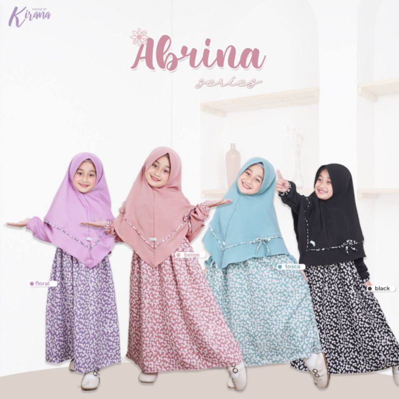 gamis anak abrina