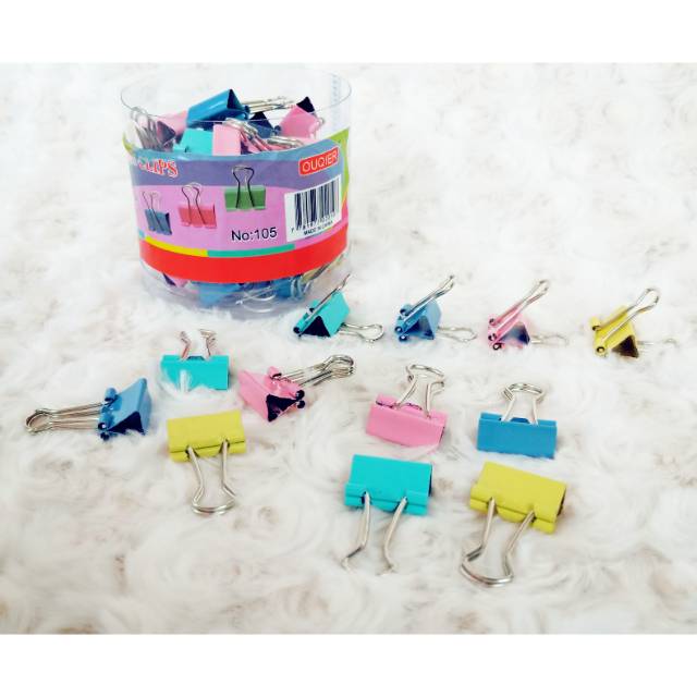 

Klip Penjepit Kertas Binder Clips 15mm no 105 klip penjepit kertas kecil