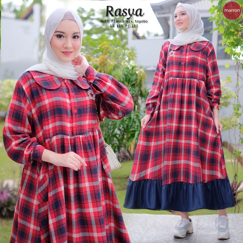 RASYA MIDI DRESS JUMBO BY SHOFIYA