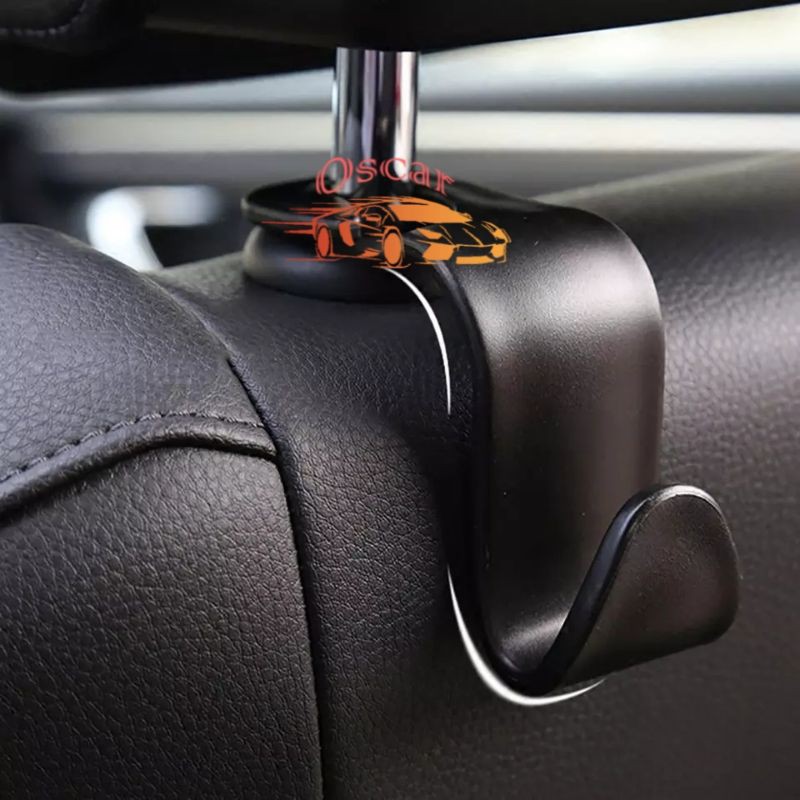 Gantungan holder barang headrest kursi mobil dua kait O58