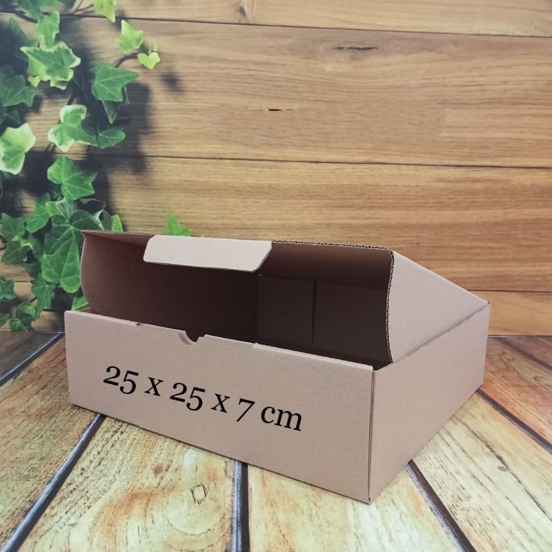 

box/kardus 25x25x7cm...die cut