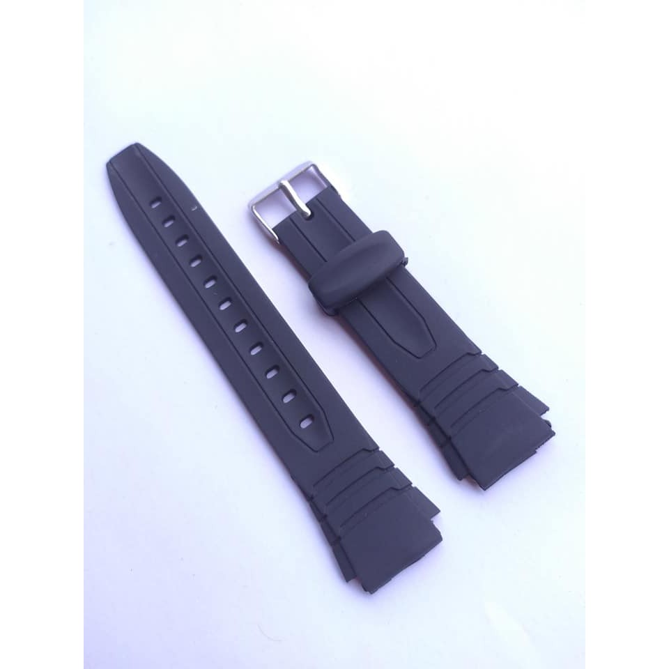 TALI JAM TANGAN CASIO W755 RUBBER STRAP CASIO W755 BONUS SPRINGBAR