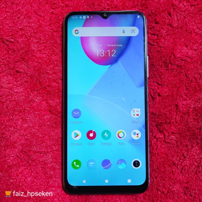 Vivo Y12s (4G) Fingerprint Ram 4/64 GB Handphone Android Second Normal Siap Pakai