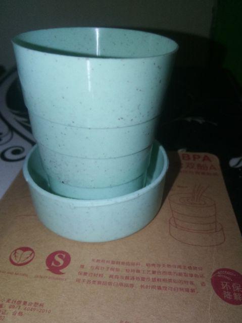 Gelas Lipat Jerami Gelas Travel