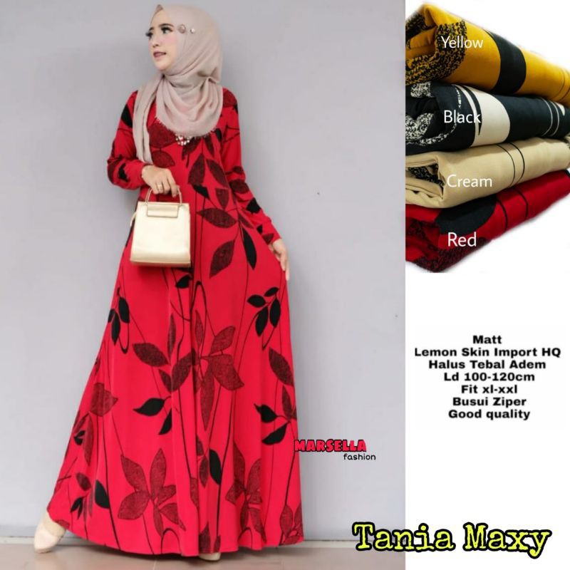 Tania Maxy Gamis Kondangan Wanita Terbaru Gamis Busui Gamis Jumbo Ld 120 Gamis Remaja Muslimah Dres Muslim Jumbo Tania Dress Lemonskin Baju Wanita Gamis Lebaran Modern