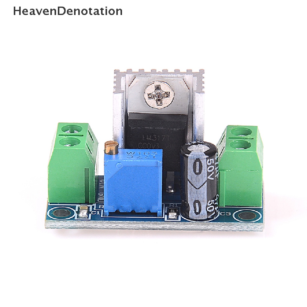 (Heavendenotation) Lm317 Regulator Tegangan Step Down Dc-Dc 4.2v-40v Ke 1.2v-37v