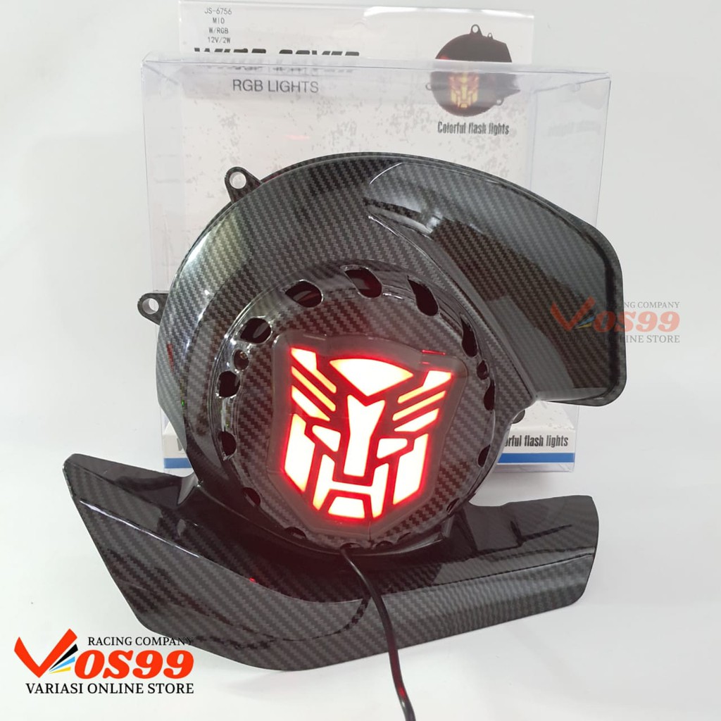 Jual Lampu Cover Kipas Karbon Mio Z M Fino Xride Gear Soul Gt