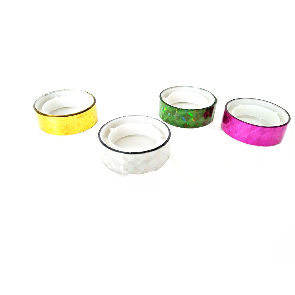 Solatip solasi masking tape 1.5 cm warna warni