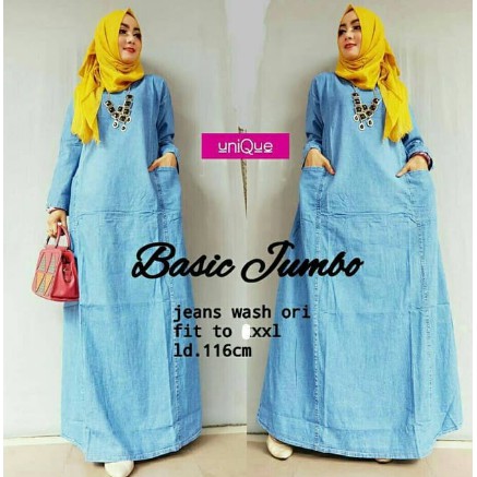 GROSIR GAMIS / LEONA GAMIS JUMBO / DILAN JUMBO / ABAYA JEANS / BASIC MAXY JUMBO