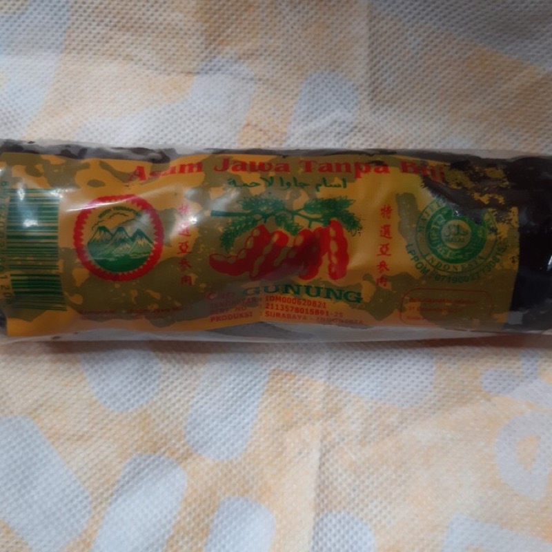 

Asam jawa tanpa biji cap gunung 150gram