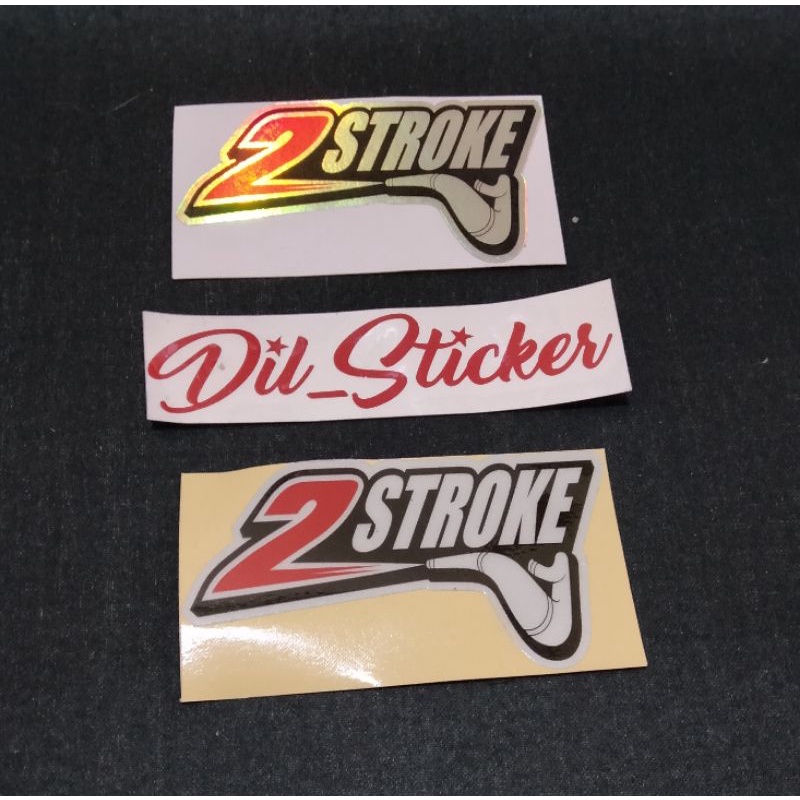 STICKER 2STROKE PRICUTT