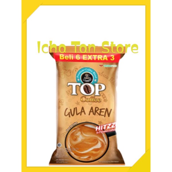 

Kopi instant [Top Coffee Gula Aren 6+3]