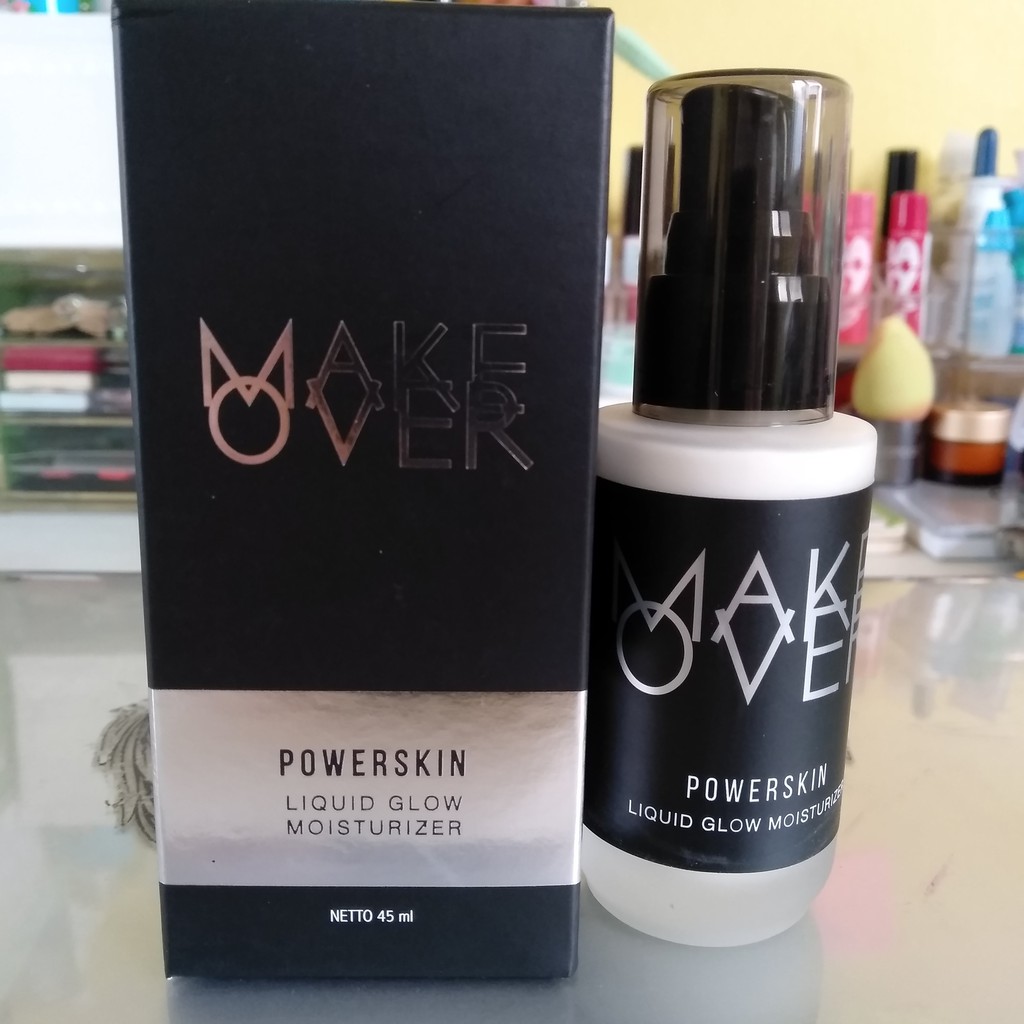 make over powerskin liquid glow moisturizer