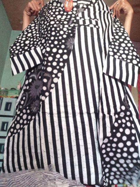 Tunik Batik Gedhek Tumpal Wanita Tunik Cewek Seragam Warna Dress Modern Premium