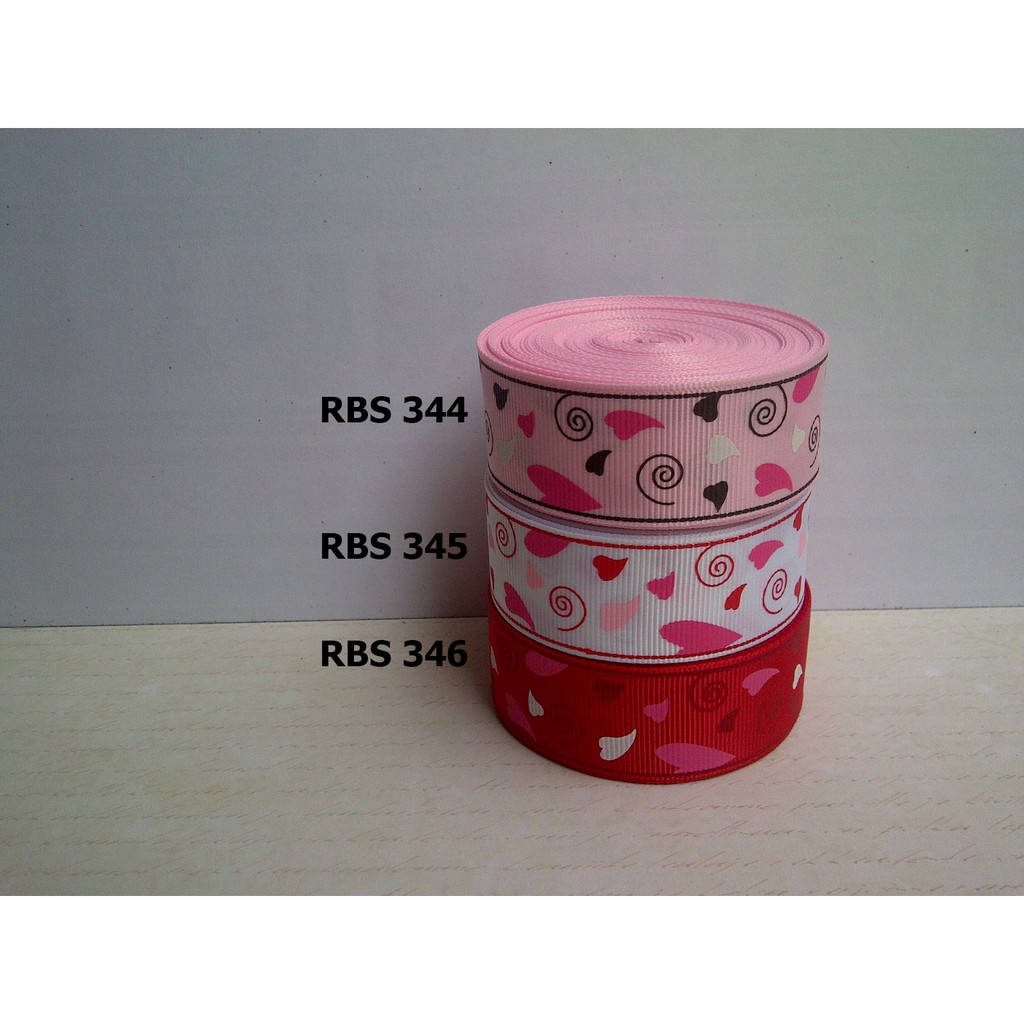 

[10 YARD] PITA GROSGRAIN MOTIF LOVE SALE RBS 344,345,346