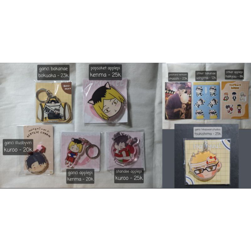 preloved animerch lokal fanmerch