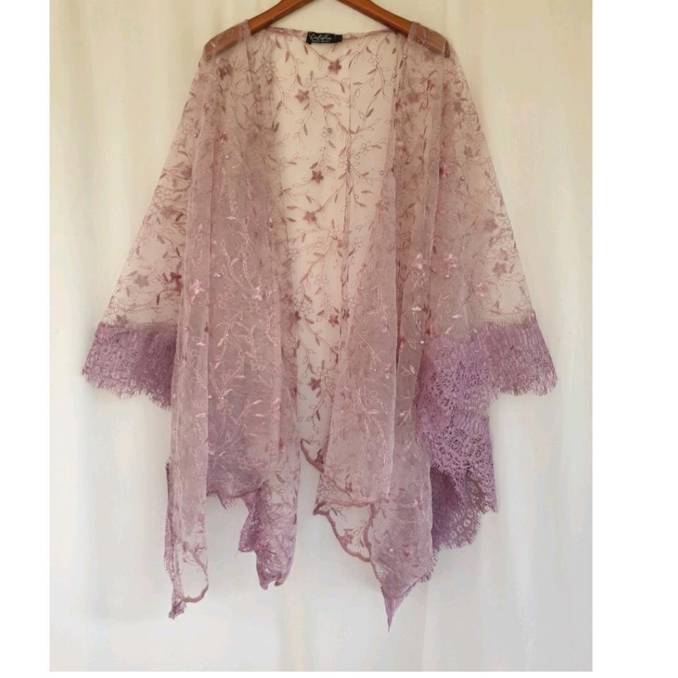 VACHIRA ONE SET KAFTAN dan OUTER MEWAH / Kaftan ikat Outer Premium Kaftan Lebaran Dress Kondangan Ra