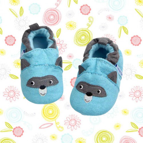 HappyOliver NINJA BEAR BLUE Sepatu Anak Laki perempuan Sepatu Bayi Prewalker Shoes 0-18 bulan Import