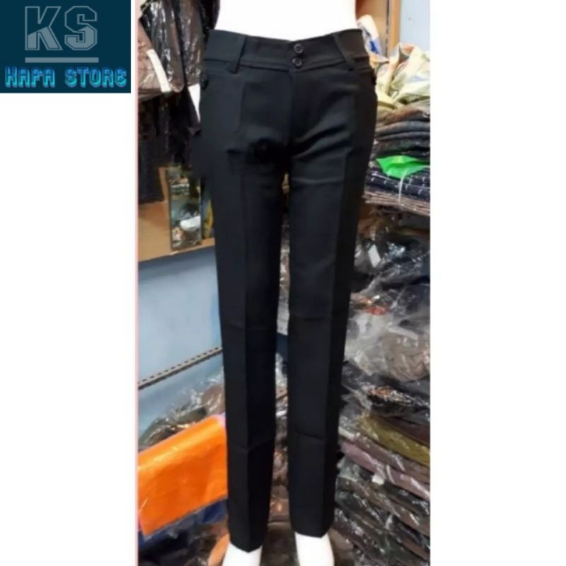 CELANA KERJA WANITA MURAH | CELANA FORMAL | BAHAN WOLL EMPUK DAN ELASTIS | POLA SLIMFIT | CELANA BAHAN