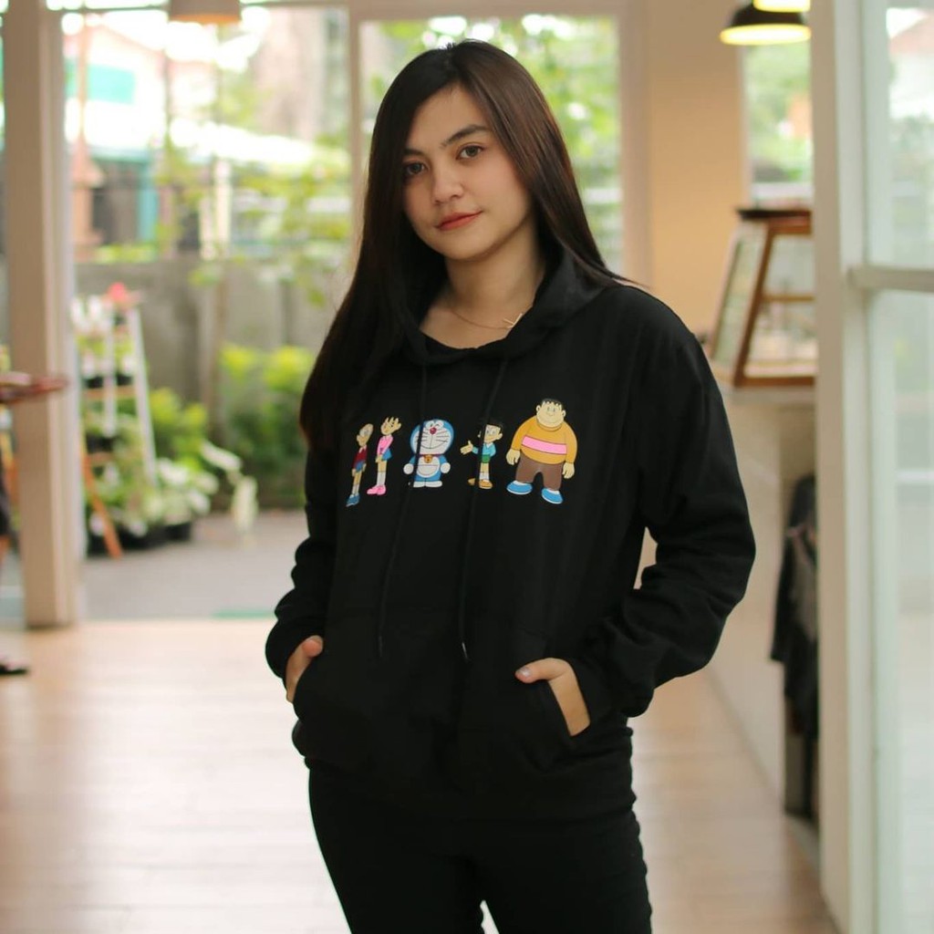 Hoodie Wanita KOMIK DORAEMON / Hoodie Cewek KOMIK DORAEMON / Pullover Hoodie KOMIK DORAEMON