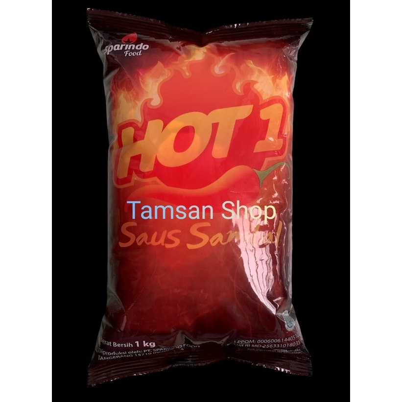 

saus Sambal Cabe Hot 1 / Saos 1KG bkn Delmonte abc belibis