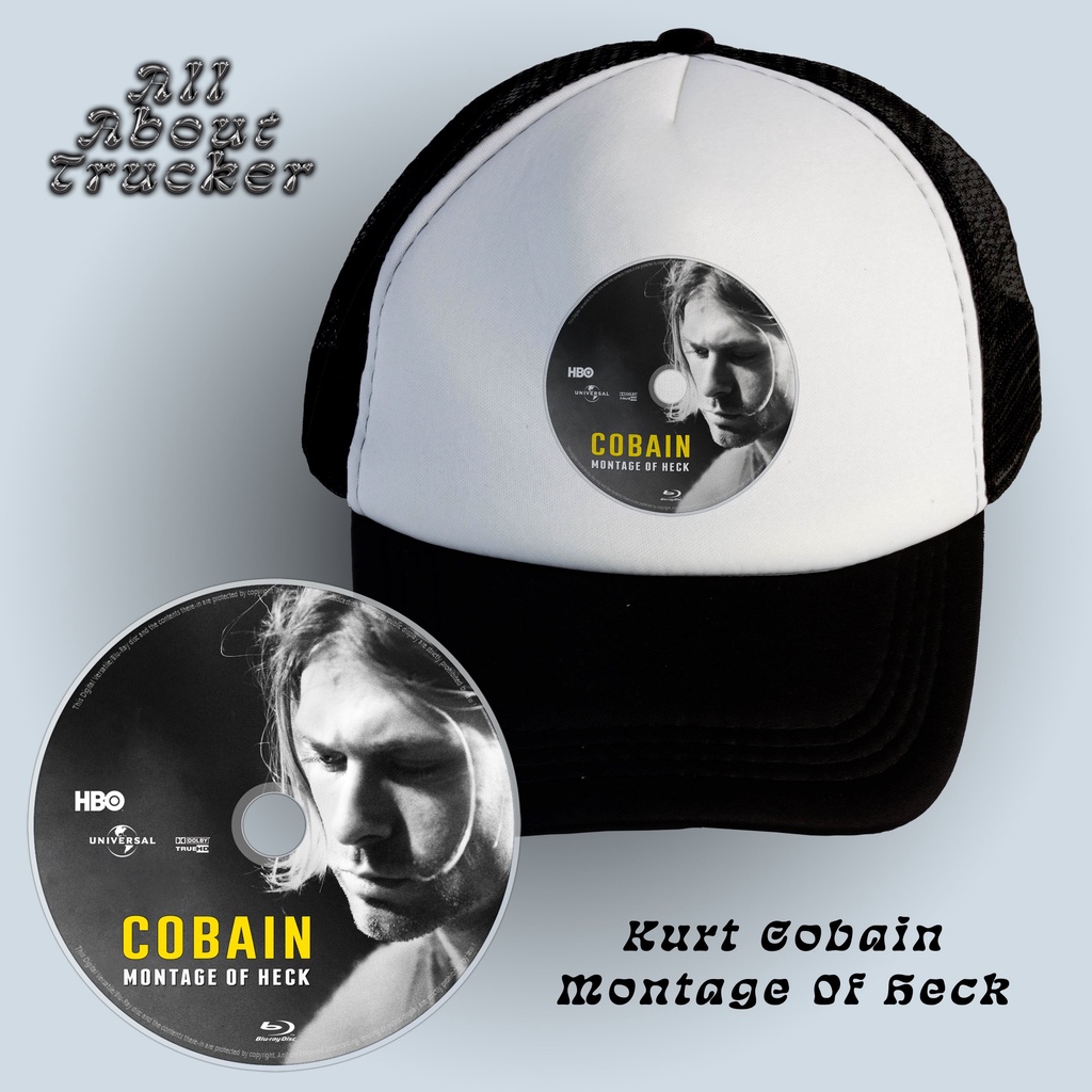 Trucker Hat Kurt Cobain Montage Of Heck - CD Edition | Topi Jaring Kurt Cobain