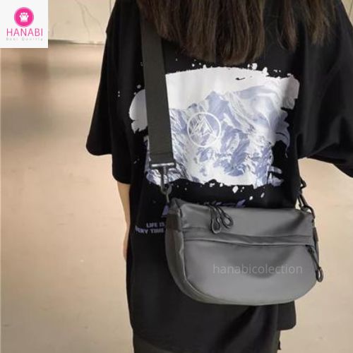 HANABI - Tas selempang unisex BOXY tas ootd / tas casual