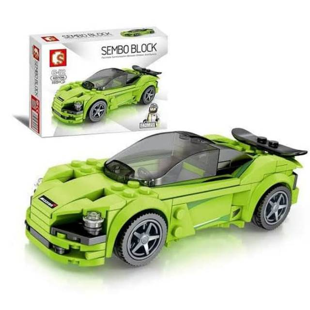 Sembo Block Famous Car Mclaren - Mainan sembo Mobil Sport Blocks