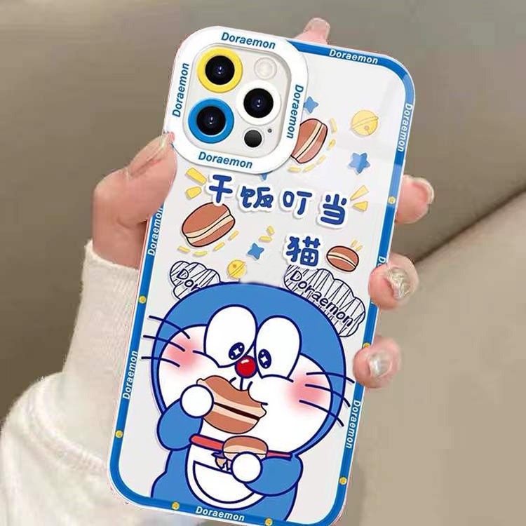 Soft Case TPU Transparan Motif Kucing Untuk Iphone 13 Pro Max / 12 / 11 / XS / XR / X / 8 / 7 / 6 Plus / SE 2020