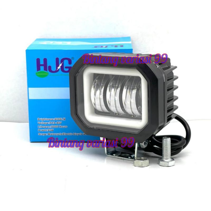 Lampu Tembak Sorot LED Cwl 3 Mata Kotak 60watt Lensa 6D HJG