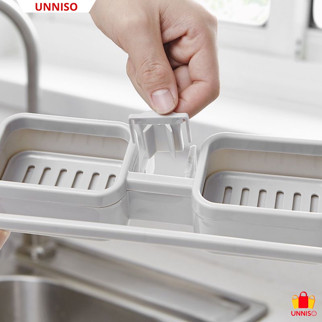 UNNISO - Kitchen Sink Faucet Storage Rack Tempat Spons FSR1