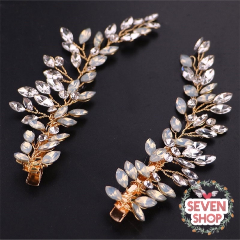 Hairpiece Rambut Pesta/ Jepit Rambut Pesta/Aksesoris Pengantin/Sangjit/Hairpin