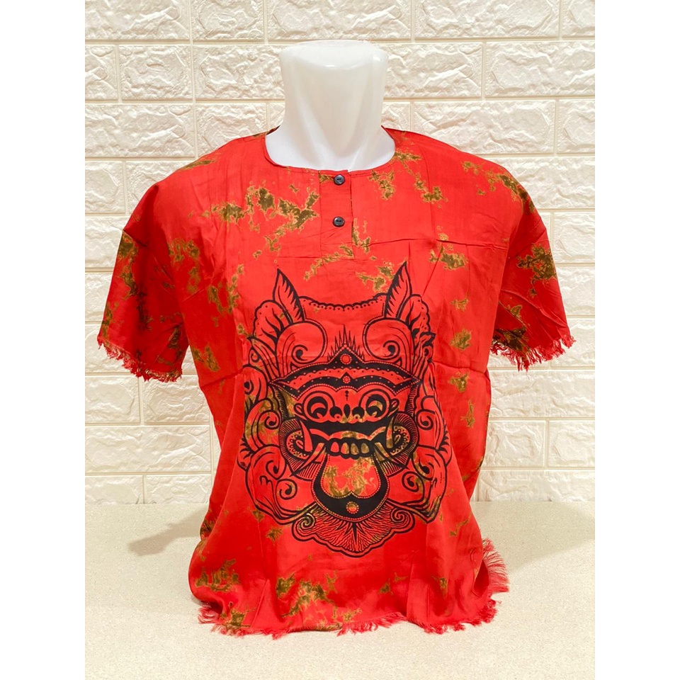 BAJU BALI BARONG ACAK DASAR WARNA ALL SZ