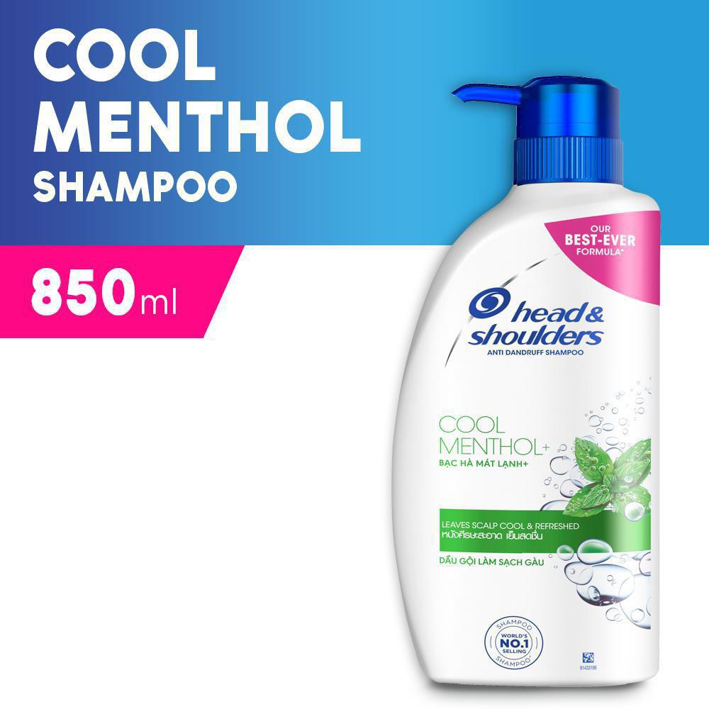 HEAD &amp; SHOULDERS ANTIDANDRUFF SHAMPOO COOL MENTHOL LEMON FRESH 850ML 850 680ML 680 400ML 400 ML