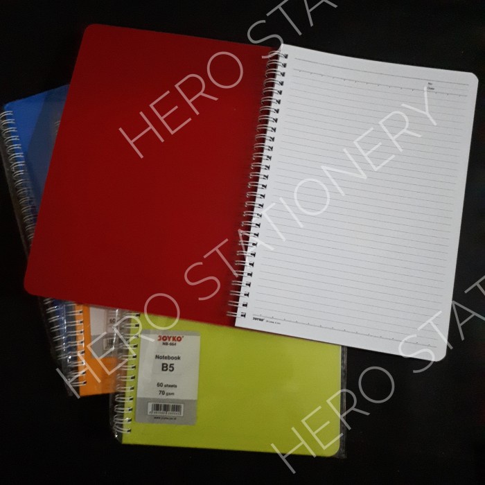 

Hemat Buku Agenda Notebook Notes Bergaris Joyko B5 60 Halaman Nb-664 Trendi