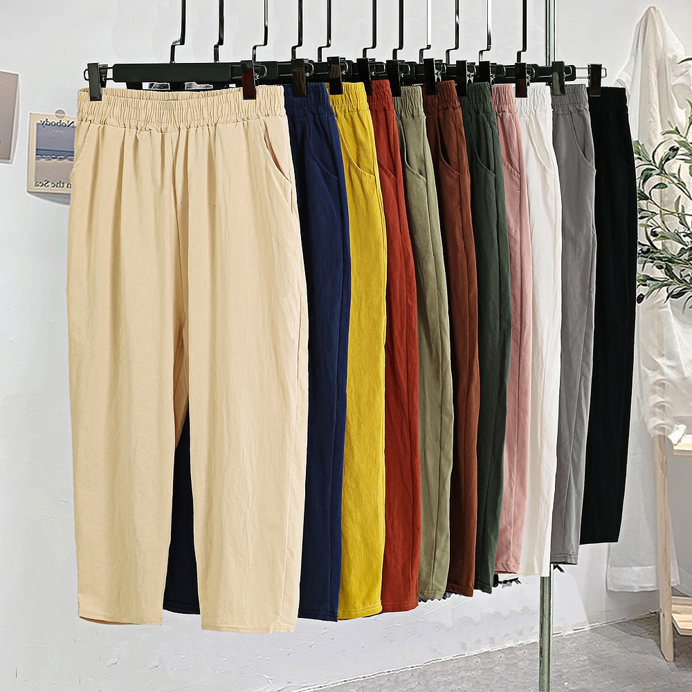 [TOYOU SHOP M46] PANTS POLOS | CELANA PANJANG WANITA | LONG PANTS KOREA WANITA | CELANA SANTAI | PREMIUM ALL SIZE